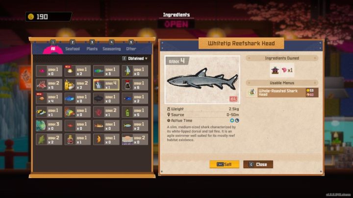 4 - Dave the Diver: Jak przyrządzić potrawę Whole Roasted Shark Head? - Dave the Diver - poradnik do gry