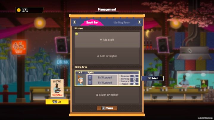 Nowemu pracownikowi musicie wyznaczyć stanowisko - Dave the Diver: Jak zatrudniać personel (Staff)? - Dave the Diver - poradnik do gry