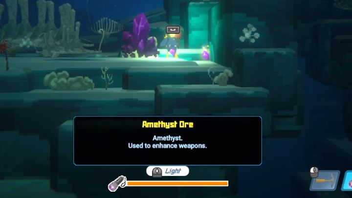 Do zaliczenia głównego zadania Sea People Language Translator potrzebna jest tylko 1 sztuka ametystu Amethyst Ore - Dave the Diver: Jak zdobyć kilof Pickaxe i gdzie znaleźć złoża Amethyst Ore? - Dave the Diver - poradnik do gry
