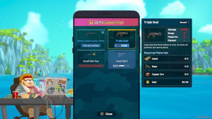 Temat pozyskiwania nowych broni dokładniej opisany został na stronie Jak zdobyć broń palną - Dave the Diver: Porady na start - Dave the Diver - poradnik do gry