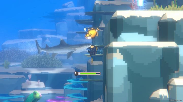 Mini-gier spodziewajcie się też podczas bronienia się przed atakami drapieżników, np - Dave the Diver: Wszystkie główne minigry - Dave the Diver - poradnik do gry