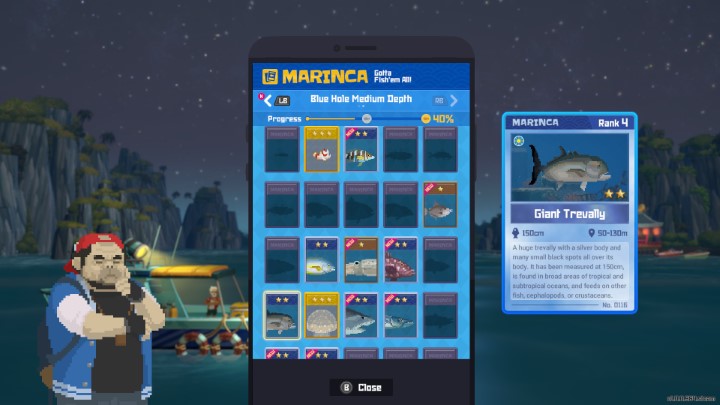 Giant Trevally to dość duża, szara ryba zamieszkująca rozpadlinę Blue Hole - Dave the Diver: Jak zdobyć Giant Trevally Fin? - Dave the Diver - poradnik do gry