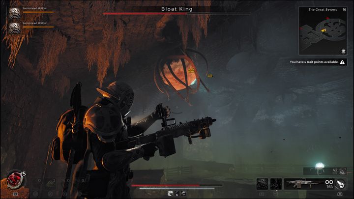 Gdy kula wróci do ciała bossa, zacznie on przygotowywać się do wystrzelenia pocisku lub lasera - Remnant 2: Jak pokonać Bloat King? - Remnant 2 - poradnik do gry