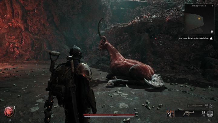 W pierwszej kolejności powinniście skupić się na strzelaniu w jego czerwone, odsłonięte plecy - Remnant 2: Jak pokonać Corrupted Ravager? - Remnant 2 - poradnik do gry