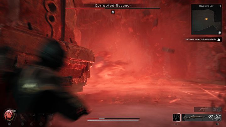 W przypadku fali przyciągającej, próbujcie wykonywać uniki do tyłu, a następnie oddać szybki strzał w bossa - Remnant 2: Jak pokonać Corrupted Ravager? - Remnant 2 - poradnik do gry