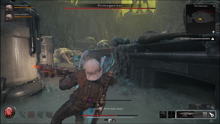 Gdy zabijecie żywiciela, boss wypadnie z jego ciała i zacznie przez pewien czas walczyć samemu - Remnant 2: Jak pokonać Primogenitor? - Remnant 2 - poradnik do gry