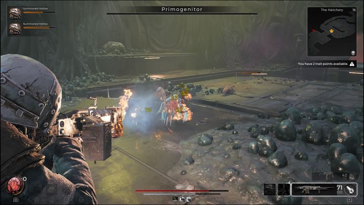 Gdy boss będzie w ciele latającego przeciwnika, nadal możecie zadawać mu obrażenia - Remnant 2: Jak pokonać Primogenitor? - Remnant 2 - poradnik do gry