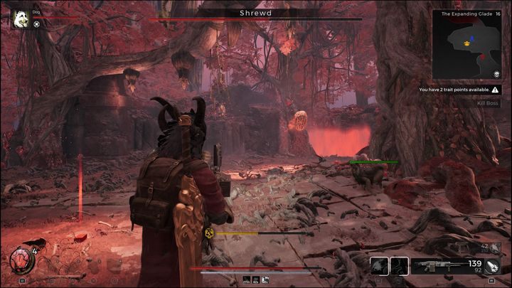 Jeśli z drzewa zaczną spadać nasiona, czym prędzej je zniszczcie - Remnant 2: Jak pokonać Shrewd? - Remnant 2 - poradnik do gry