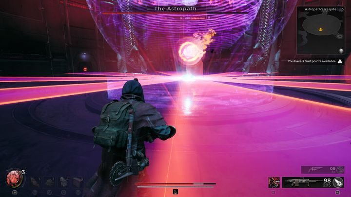 W momencie, gdy pasek zdrowia bossa spadnie dosyć nisko, schowa on hologram, który był źródłem światła - Remnant 2: Jak pokonać The Astropath? - Remnant 2 - poradnik do gry