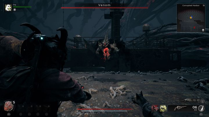 Waszym głównym celem będzie strzelanie w rdzeń bossa, który umieszczony jest w jego klatce piersiowej - Remnant 2: Jak pokonać Venom? - Remnant 2 - poradnik do gry