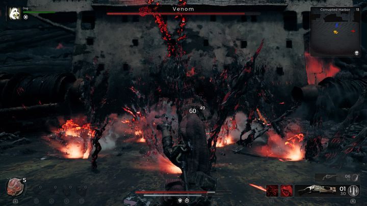 Gdy boss uderzy mieczem w ziemię, spodziewajcie się potężnego wybuchu i powstania kilku kolców - Remnant 2: Jak pokonać Venom? - Remnant 2 - poradnik do gry