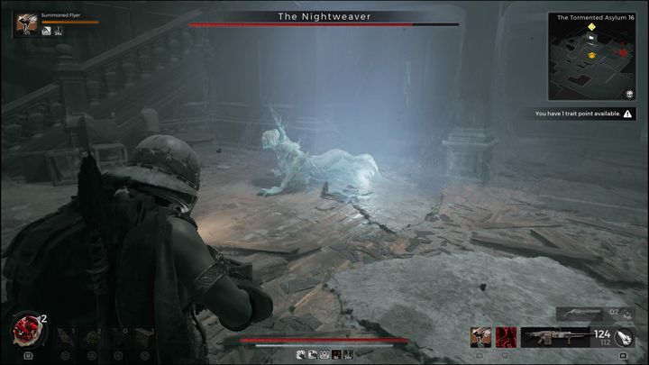 Najlepiej walczyć z nią na dolnym piętrze, gdzie jest najwięcej wolnej przestrzeni - Remnant 2: Jak pokonać The Nightweaver? - Remnant 2 - poradnik do gry
