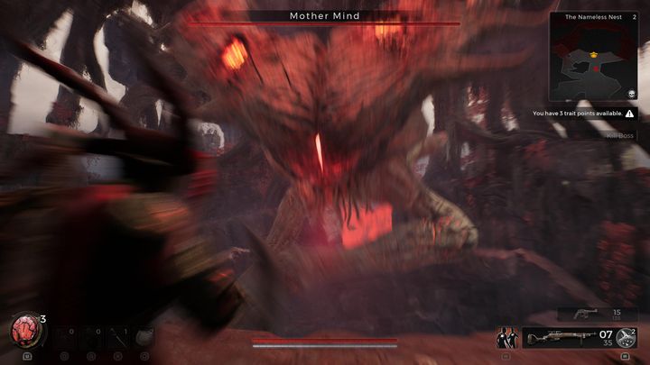 Głównym sposobem na pokonanie Mother Mind jest celowanie w jej olbrzymie oko - Remnant 2: Jak pokonać Mother Mind? - Remnant 2 - poradnik do gry