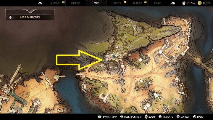 Kolejny przedmiot kosmetyczny jest w północnej części Caldrias, na szczycie zrujnowanej wieży - Atlas Fallen: Wszystkie przedmioty kosmetyczne - Atlas Fallen - poradnik do gry