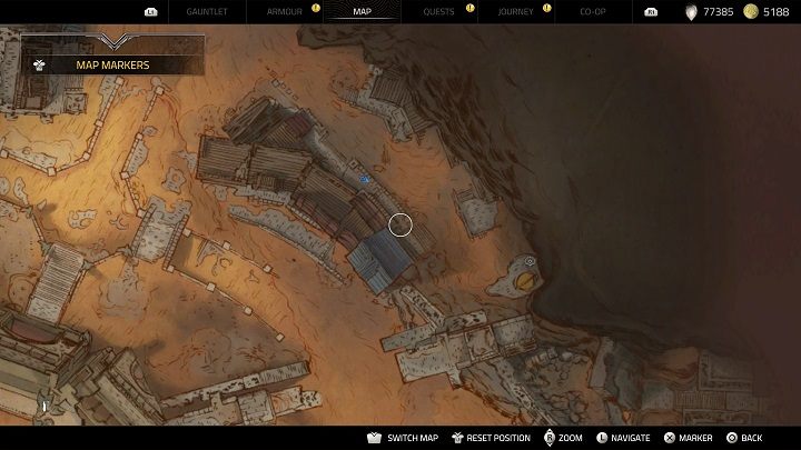 Żeby dostać się do tego przedmiotu kolekcjonerskiego, będziecie potrzebowali potrójnego doskoku - Atlas Fallen: Wszystkie przedmioty kosmetyczne - Atlas Fallen - poradnik do gry