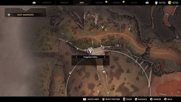 Ostatni przedmiot kosmetyczny znajdziecie w ruinach na bagnach, na najwyższej części zrujnowanego muru - Atlas Fallen: Wszystkie przedmioty kosmetyczne - Atlas Fallen - poradnik do gry