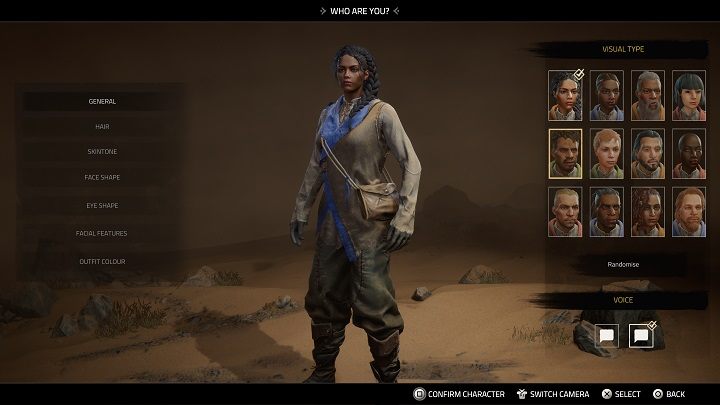 Ogólna charakterystyka postaci opiera się na pierwszym, głównym wyborze, bo tylko tutaj można zdecydować o sylwetce naszej postaci - Atlas Fallen: Czy jest kreator postaci? - Atlas Fallen - poradnik do gry