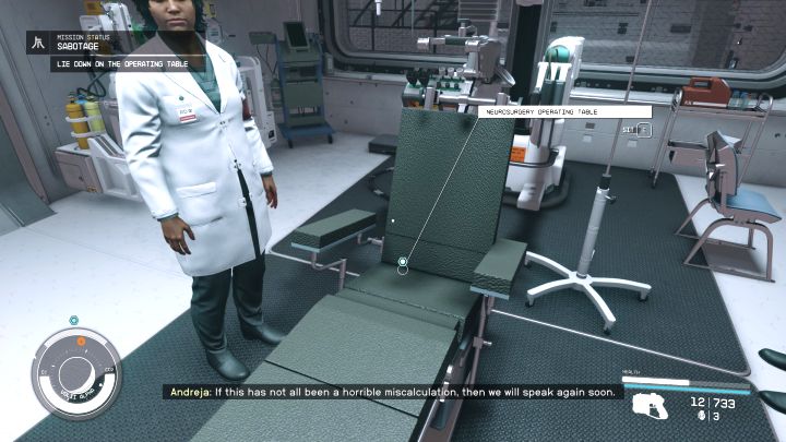 Wasza postać będzie miała zdjęte elementy ubioru po operacji - Starfield: Sabotaż - solucja, opis przejścia - Starfield - poradnik do gry