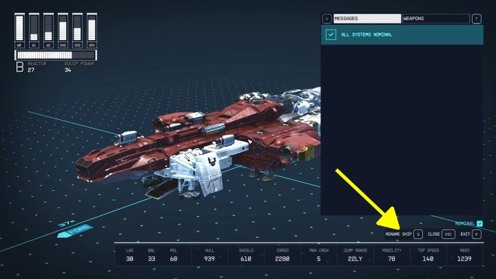 2 - Starfield: Jak zmienić nazwę własnego statku? - Starfield - poradnik do gry