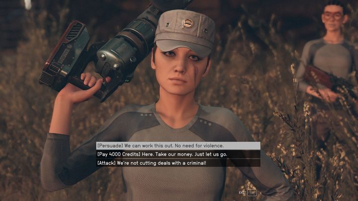 Jeśli udało Wam się przekupić gang lub przekonać go, żeby nie walczyć pomoże on Wam w walce z kilkoma Ashta, czyli kosmicznymi zwierzętami, zamieszkującymi tę planetę - Starfield: Puste gniazdo - solucja, opis przejścia - Starfield - poradnik do gry