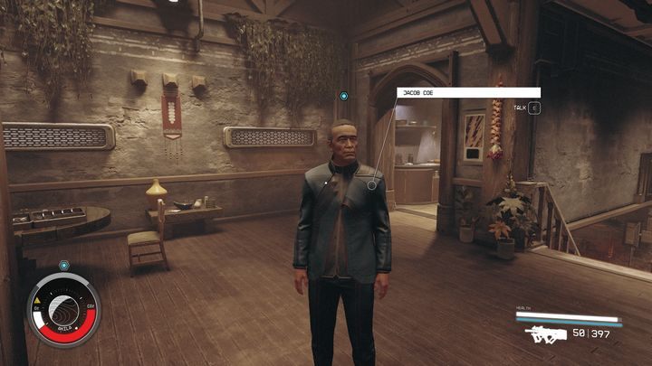 Po dotarciu we wskazane miejsce, będziecie uczestnikiem sprzeczki pomiędzy Jacobem a Samem - Starfield: Puste gniazdo - solucja, opis przejścia - Starfield - poradnik do gry