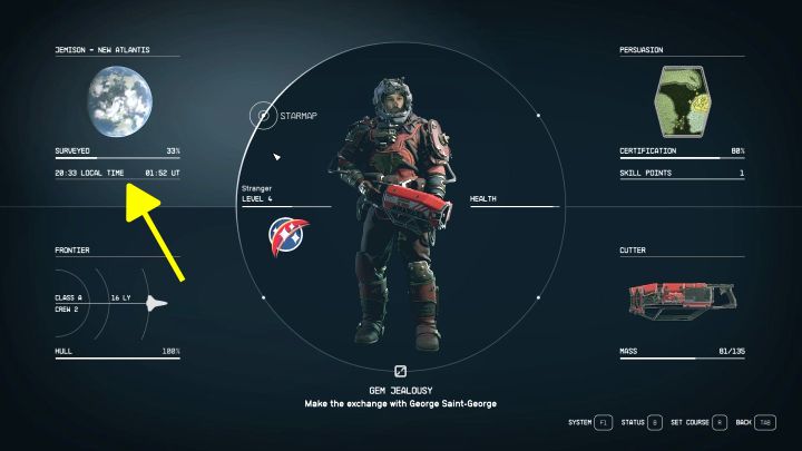 1 - Starfield: Jak sprawdzić czas i zmienić porę dnia? - Starfield - poradnik do gry