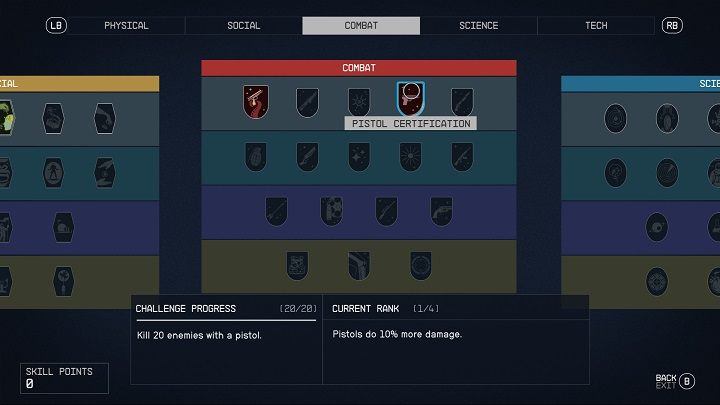 5 - Starfield: Jakie umiejętności wybrać na początku gry? - Starfield - poradnik do gry