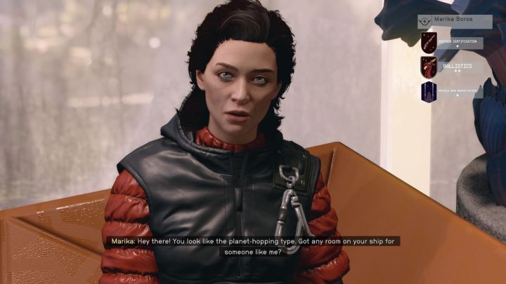 Marika Boros przebywa w Viewport w Nowej Atlantydzie - Starfield: Jak rekrutować członków załogi? - Starfield - poradnik do gry