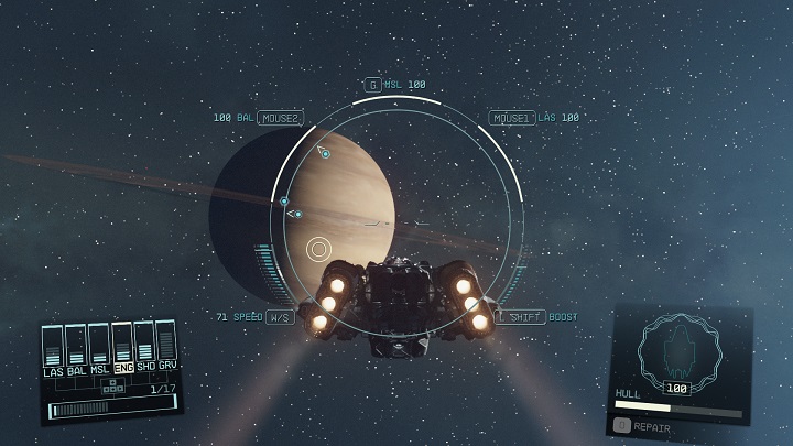 Sporo czasu można też spędzić latając w przestrzeni kosmicznej - Starfield: Jak działa otwarty świat? - Starfield - poradnik do gry