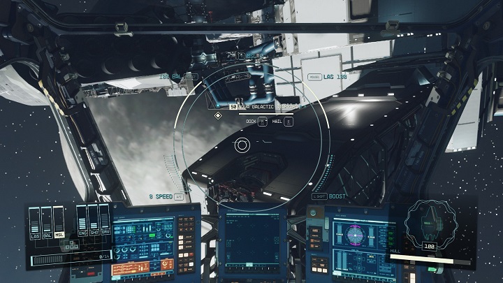 Dokowanie statków jest prostą czynnością, ale może być uciążliwe, jeżeli prędkość Waszego pojazdu będzie zbyt wysoka - Starfield: Dokowanie do statków i stacji kosmicznych - Starfield - poradnik do gry