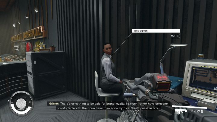 Aby zobaczyć cały asortyment sklepu, porozmawiajcie z pracownicą Centaurian Arsenal - Anya Griffon - Starfield: Handlarze i sklepy - Nowa Atlantyda - Starfield - poradnik do gry