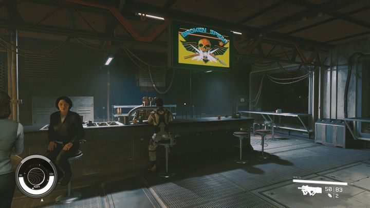 Po wejściu do Centralnego Ośrodka Cydonii, po prawej stronie znajdziecie bar Broken Spear - Starfield: Handlarze i sklepy - Cydonia - Starfield - poradnik do gry