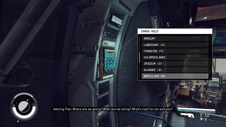 Panel dostępu do ładowni zawsze znajduje się w przedniej części statku, na ścianie - Starfield: Gdzie jest ładownia statku? - Starfield - poradnik do gry