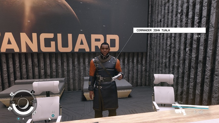 Aby wstąpić do Gwardii porozmawiajcie z komandorem Johnem Tualą, który prowadzi nabór - Starfield: Jak uzyskać obywatelstwo w Zjednoczonych Koloniach? - Starfield - poradnik do gry