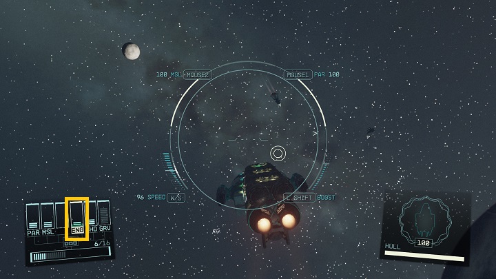 Moc systemu osłon (OSŁ) określa, jak wiele obrażeń jest w stanie przyjąć Wasz statek - Starfield: Jak przekierować moc na statku? - Starfield - poradnik do gry