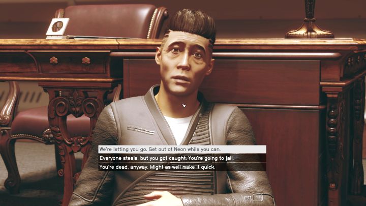 Jeśli wybraliście wariant pokojowy, to musicie podjąć decyzję o losach pojmanego Musgrovea - Starfield: Wszystko, co można kupić za pieniądze - solucja, opis przejścia - Starfield - poradnik do gry