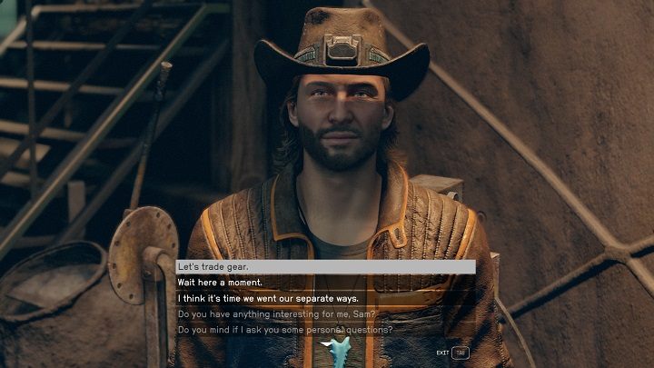 Podczas zadania głównego Puste gniazdo Sam Coe będzie Waszym aktywnym towarzyszem - Starfield: Najlepszy towarzysz - Starfield - poradnik do gry