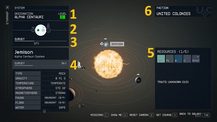 W każdym momencie możecie otworzyć mapę gwiezdną z menu Waszej postaci - Starfield: Interfejs - Starfield - poradnik do gry