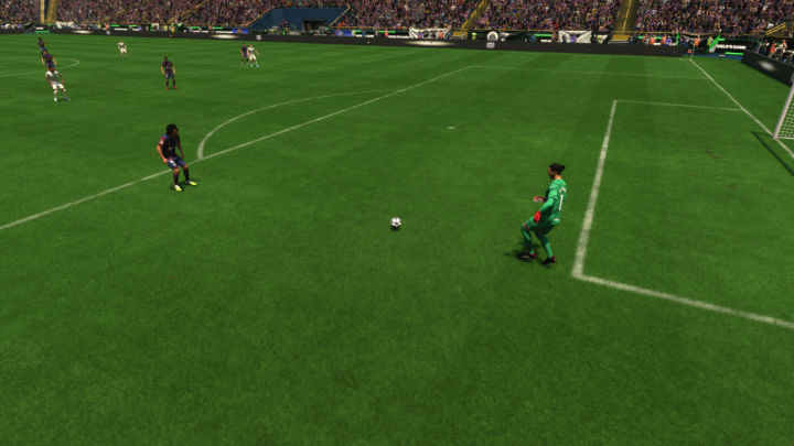 Jeśli chcecie rozpocząć grę krótkim podaniem, użyjcie przycisku podania (X/A) - EA Sports FC 24: Gra bramkarzem - EA Sports FC 24 - poradnik do gry