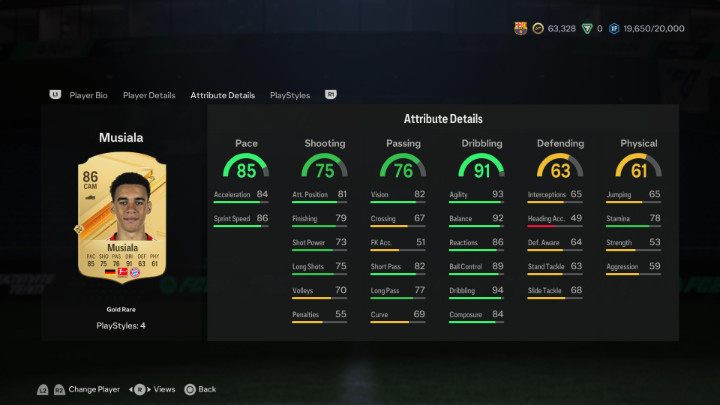 Środkowi ofensywni pomocnicy (CAM) często biorą udział w akcjach ofensywnych drużyny w okolicach pola karnego i oddają strzały na bramkę - EA Sports FC 24: Najważniejsze atrybuty piłkarzy w Ultimate Team - EA Sports FC 24 - poradnik do gry