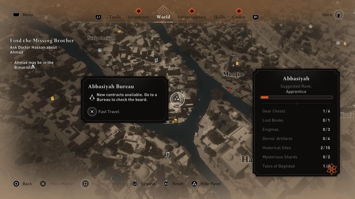 Na koniec warto wspomnieć, że poza strzelistymi wieżami, będziecie mogli teleportować się także do odwiedzonych wcześniej siedzib Ukrytych - AC Mirage: Jak działa szybka podróż? - AC Mirage - poradnik do gry