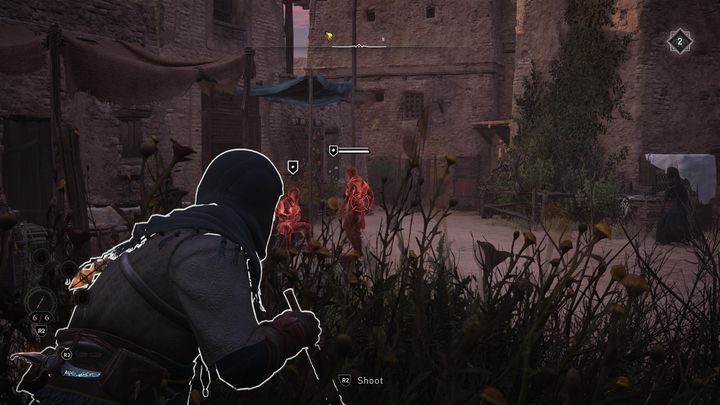 Dmuchawka jest bronią bezgłośną, która idealnie sprawdzi się przy pacyfikowaniu z ukrycia osamotnionych strażników - AC Mirage: Jak odblokować zatrute strzałki? - AC Mirage - poradnik do gry