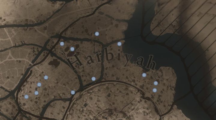 W regionie Harbijja znajduje się 13 miejsc historycznych - ACMirage: Wszystkie miejsca historyczne - AC Mirage - poradnik do gry