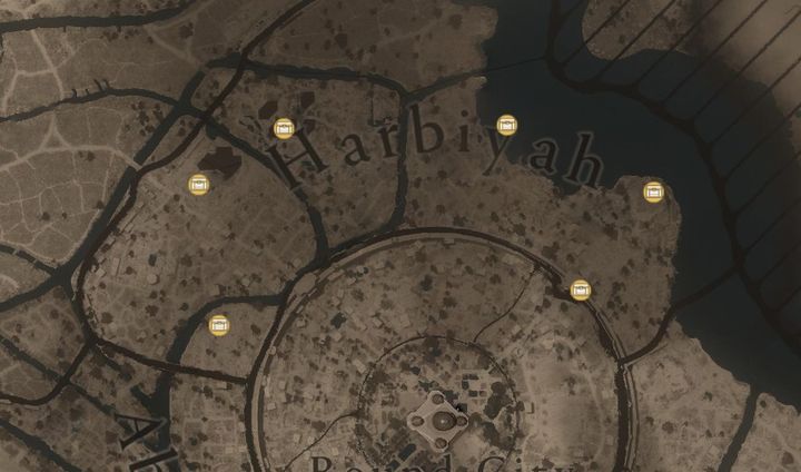 W regionie Harbijja znajduje się 6 skrzyń z wyposażeniem - AC Mirage: Wszystkie skrzynie z wyposażeniem - AC Mirage - poradnik do gry