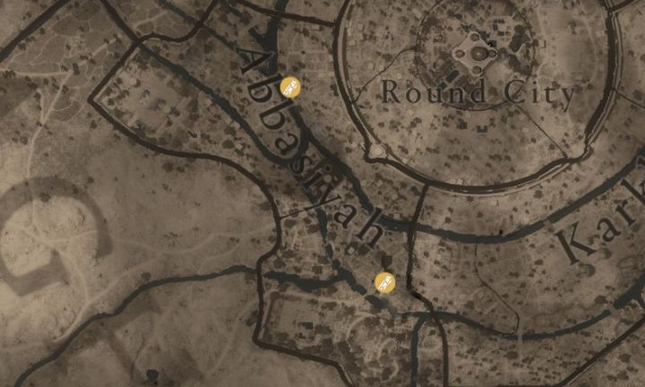 W dzielnicy Abbasija znajdują się 2 tajemnicze odłamki - AC Mirage: Wszystkie Tajemnicze odłamki - AC Mirage - poradnik do gry