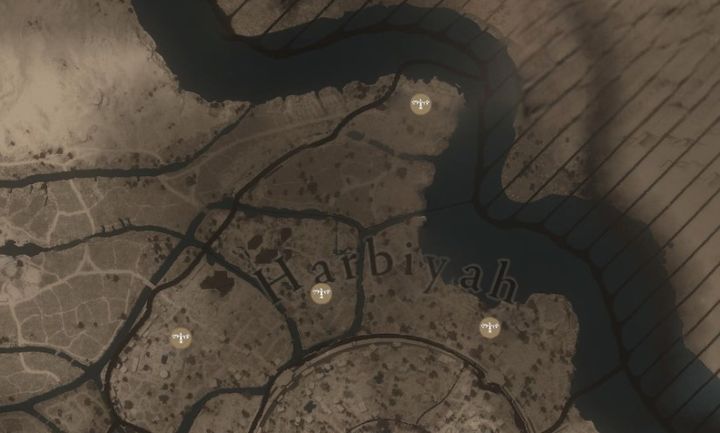 W regionie Harbijja znajdują się 4 punkty widokowe - AC Mirage: Punkty widokowe - AC Mirage - poradnik do gry