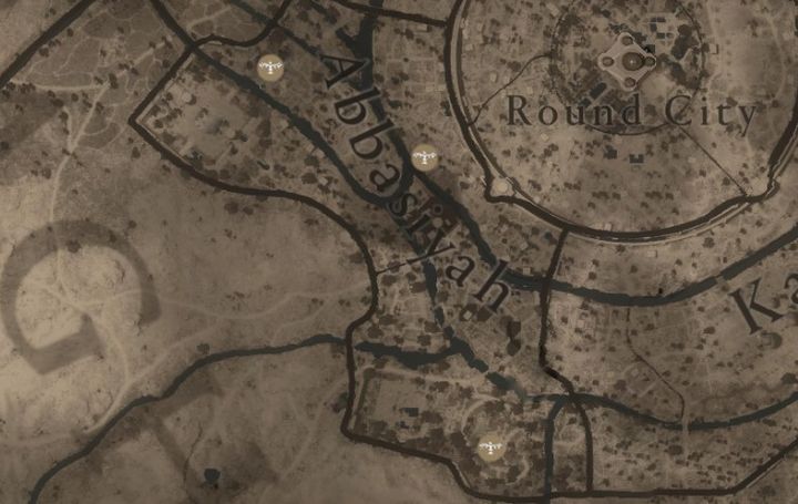 W regionie Abbasija znajdują się 3 punkty widokowe - AC Mirage: Punkty widokowe - AC Mirage - poradnik do gry