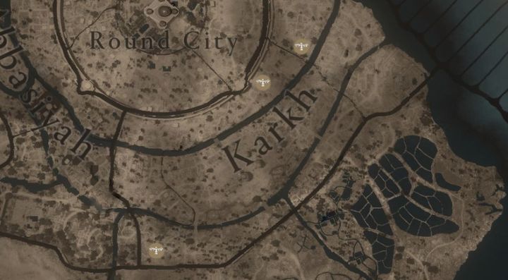 W regionie Karch znajdują się 3 punkty widokowe - AC Mirage: Punkty widokowe - AC Mirage - poradnik do gry