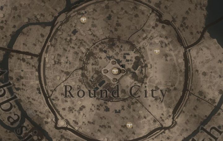 W Kolistym Mieście znajdują się 4 punkty widokowe - AC Mirage: Punkty widokowe - AC Mirage - poradnik do gry