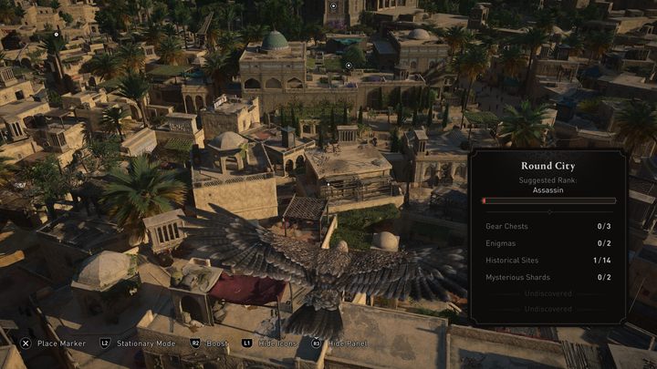 Zdolność Wzroku Orła pozwala Basimowi na skanowanie okolicy w poszukiwaniu istotnych osób, miejsc, bądź elementów otoczenia - AC Mirage: Porady na start - AC Mirage - poradnik do gry